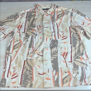 Tori Richard Beige and Orange Shirt Jacket for men sizeXL                 ordrA3